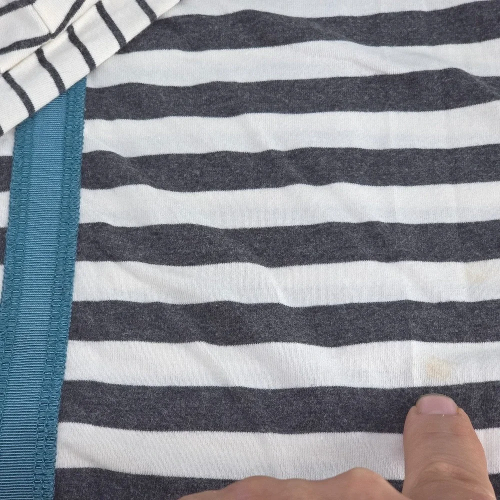 Matilda Jane Just Imagine Marcelle Boat Neck Womens Medium Striped Nautical Cozy